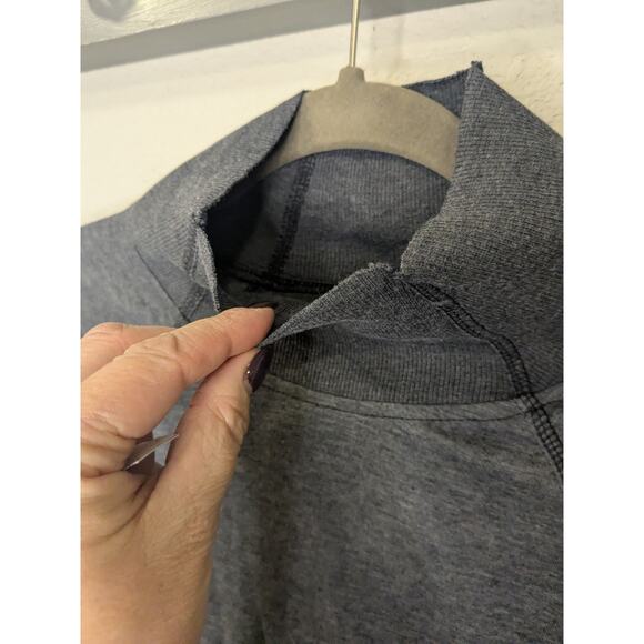 SUNDANCE Women's Size Medium Gray Mock Neck Long Sleeve Pullover Top Shirt - Picture 5 of 9